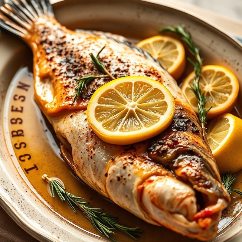 Whole Roasted Branzino
